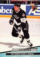 1992-93 Fleer Ultra #78 PETER AHOLA Los Angeles Kings NHL Hockey