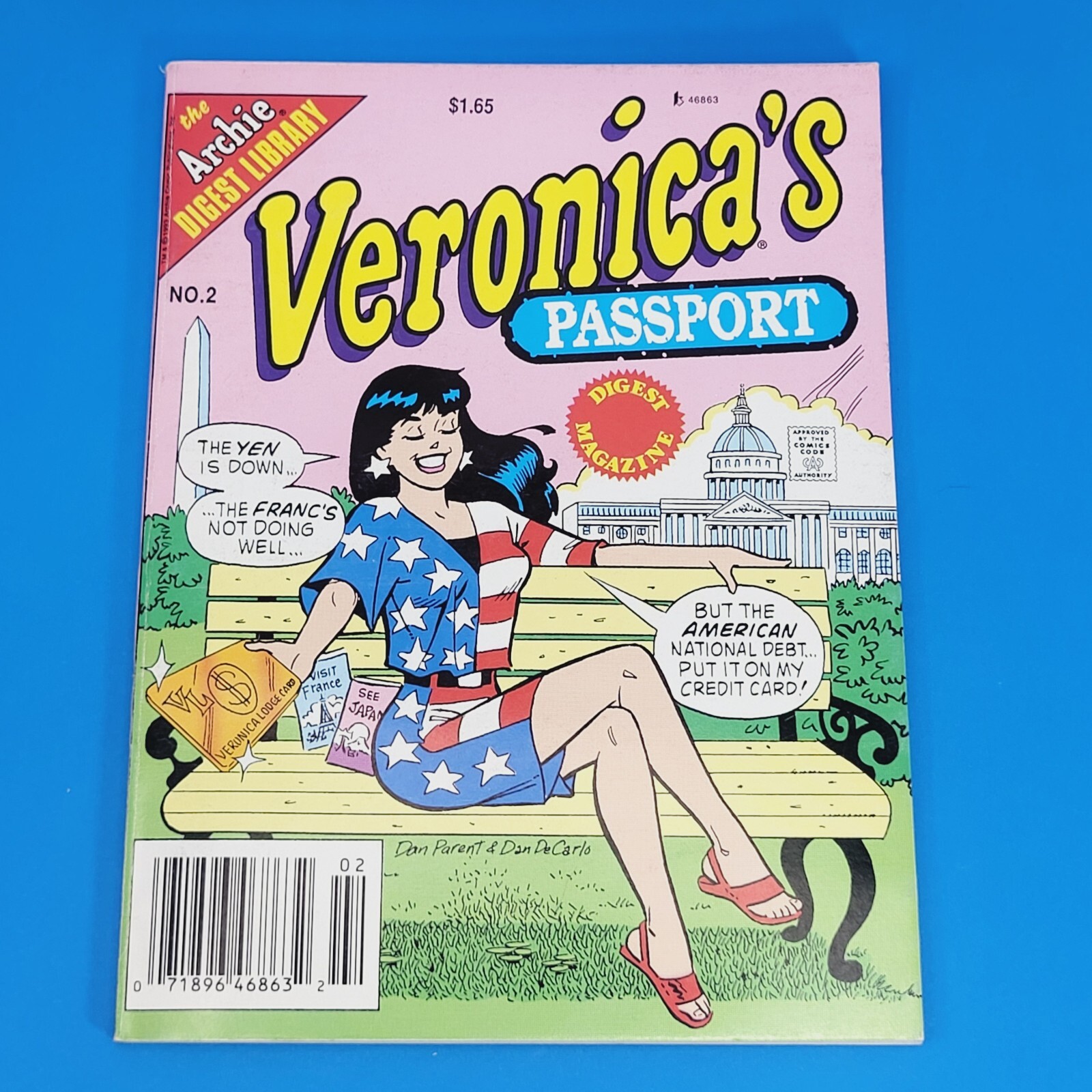 Veronica's Passport: Digest Library #2 - 1993 ARCHIE COMICS Magazine