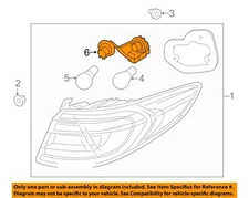 HYUNDAI OEM 2018 Sonata Taillight Tail Light Lamp Rear-Socket & Wire 92480C2500