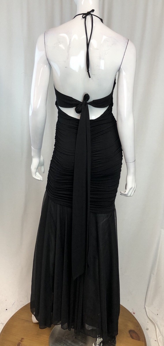 cache black mermaid dress cache black mermaid dress Miss Circle Women Fatima Black Crystal Sleeveless Corset Mermaid Maxi Dress