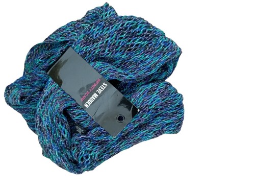 🆕STEVE MADDEN Blue Womens Scarf Wrap NWT - Picture 3 of 5