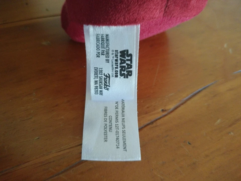 Peluche Funko Star Wars Ahsoka Tano Galactic 2018 exclusivo ECCC raro como nuevo Foto 3 de 4