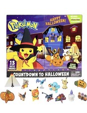 Pokemon COUNTDOWN TO HALLOWEEN Advent Calendar 8 Figures 5 Accessories 2021 NEW