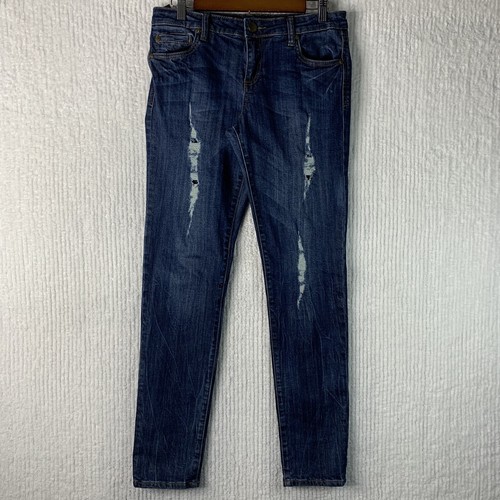 KUT From The Kloth Diana Skinny Jeans Women's 6 Blue Mid Rise 31/31