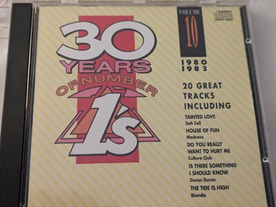   Various 30 Years of number ones vol 10 1980-1983 1990 20 Great Tracks Madness