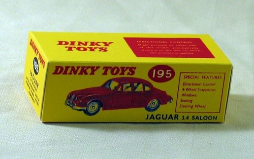 Dinky Toys - Voiture miniature - Dinky Toys 195 Jaguar 3.4 Saloon - En boîte - Catawiki