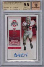 2016 Contenders Draft Ezekiel Elliott College Ticket Auto RC #107 BGS 9.5 Gem Mt