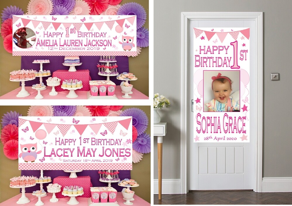 personalised 1st birthday party favors