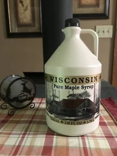 One Gallon 100% Pure Wisconsin 🍁 Maple Syrup 🍁 Grade A Dark Robust Taste