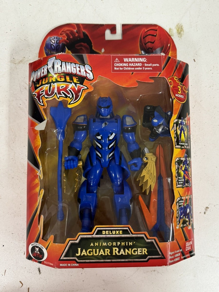 Power Rangers Jungle Fury Deluxe Animorphin Jaguar Ranger Figure