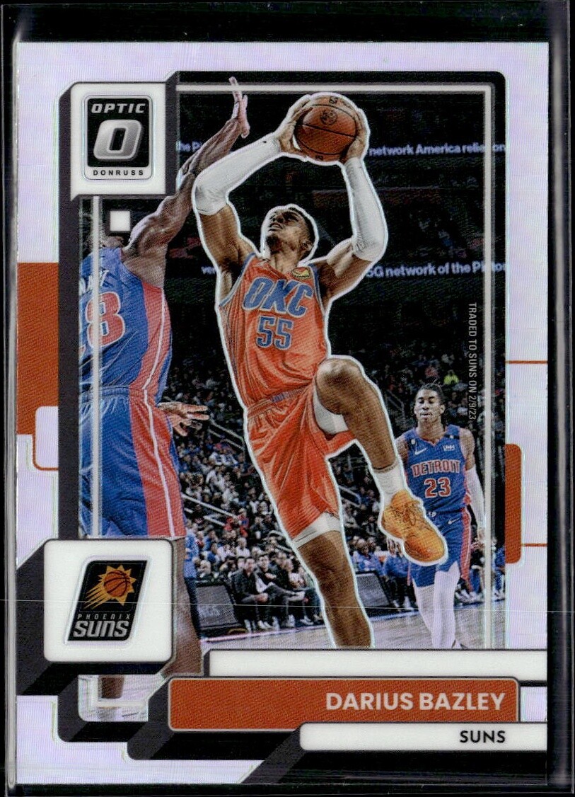 2022-23 Donruss Optic #64 Darius Bazley Holo Prizm Phoenix Suns