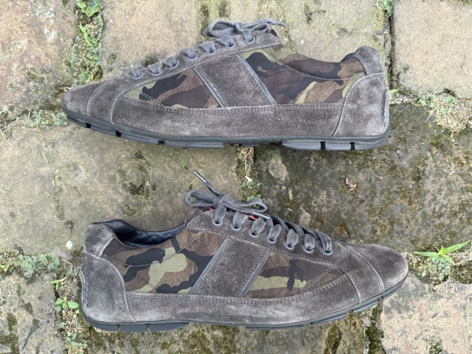 Authentic 💫Prada💫 (4E2854) Trainers Grey Camouf… - image 4