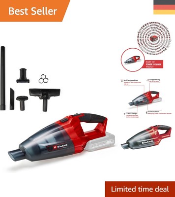 Einhell TE-VC 18 Li-Solo Akku-Handstaubsauger   Effiziente Reinigung, 42 mbar