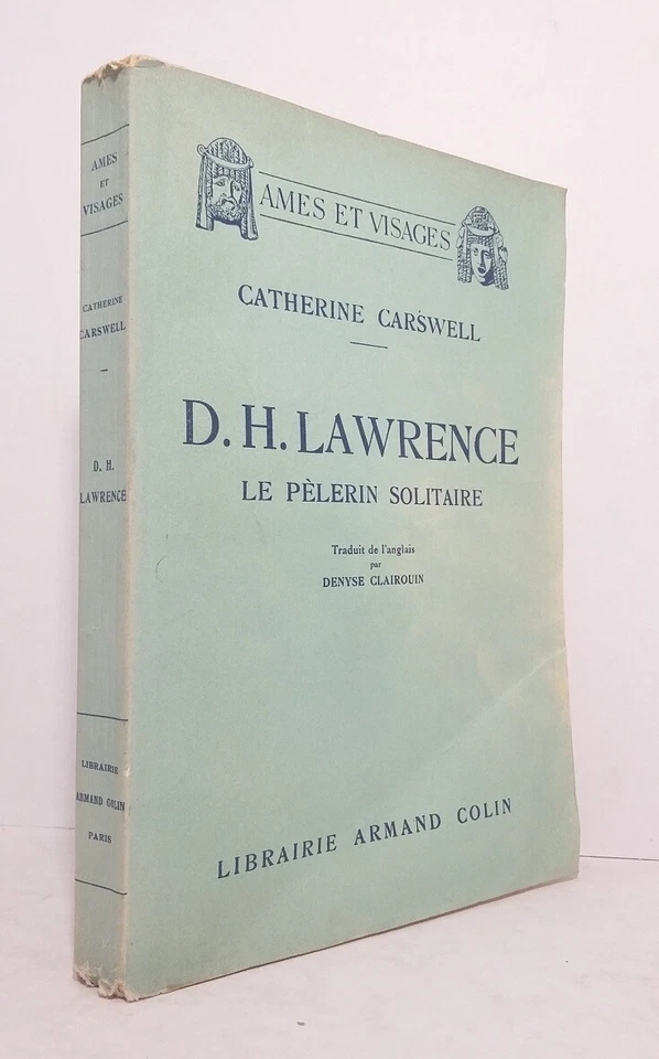CARSWELL (Catherine) - D.H. Lawrence, le pèlerin solitaire - 1935. - Photo 1/1