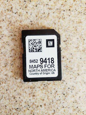 2018-2022 CHEVY GMC CADILLAC BUICK NAVIGATION SD CARD 8452 9418 FACTORY ...