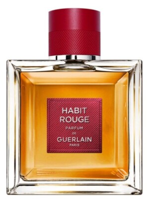 HABIT ROUGE DE GUERLAIN-PARFUM-SPRAY-3.3 OZ-100 ML-AUTHENTIC-NOT SEALED-FRANCE
