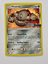 🇨🇦 Heatran SM96 Pokemon TCG Sun & Moon Ultra Prism Prerelease Stamp Promo NM