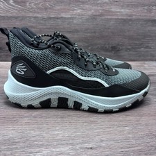 Under Armour Curry 3Z 24 Shoes Men Size 11 Basketball Sneakers Black Grey Mesh
