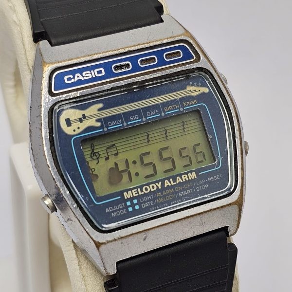 Casio Melody Alarm M-321 Chronograph Quartz Vintage Men's Watch | eBay
