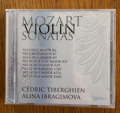 Alina Ibragimova  Cedric  Tiberghien Mozart:Violin Sonatas Vol. 2 MINT UNOPENED