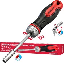 1/4  Magnetic Ratcheting Screwdriver, Durable...