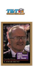 1991 Enor Pro Football HOF #70 Lamar Hunt Kansas City Chiefs 57