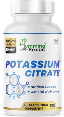 Potassium Citrate 800 mg   Electrolyte & pH Balance Support   Vegan,