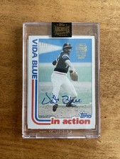 2021 Vida Blue Topps Archives Signature Series On-Card Auto Buyback /99
