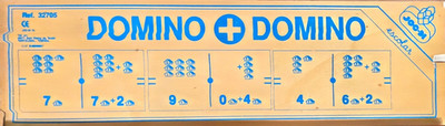 Nathan Domino + Domino Holz Domino-Spiel Mathe Zahlen & Augen, Art.-Nr. 32705