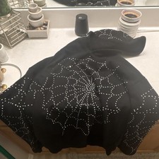 Women s Black Pullover Hoodie L Polyester Lon...