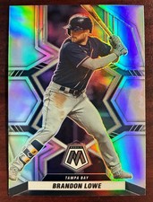 2022 Panini Mosaic #199 Brandon Lowe Tampa Bay Rays Silver Prizm