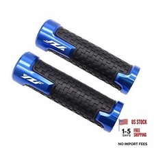 Yamaha Motorcycle Hand Grips: Universal Fit for YZF R1, R3, R6, R6S, R25 - Blue
