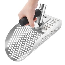 GADFISH Sand Scoop for Metal Detecting, Heavy Duty Metal Detector Beach Finds Sc