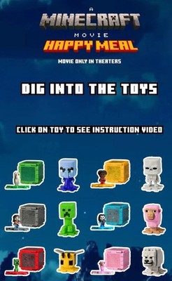 A Minecraft Movie Meal Toys: Fun Collectibles Await