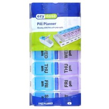 Weekly AM/PM with Pop-Outs Pill Planner, Large, 1 Count