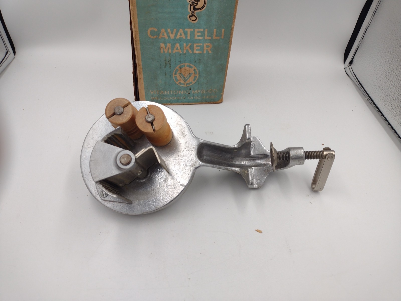 Vintage Vitantonio Cavatelli Pasta Maker - Model No 50 - Ugly Box  - Ohio USA