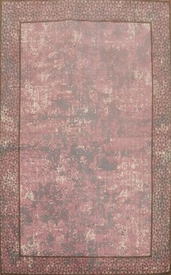 Abstract Modern Area Rug 5x8 Handmade Distressed Look for Elegant Living Spaces