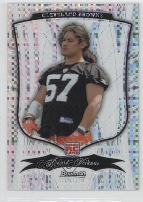 2009 Bowman Sterling X-Fractor 84/100 David Veikune #9 Rookie RC 0f3