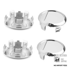 4pcs Wheel Center Caps For 2001-2009 Od 56.6mm2.33in Id 50mm1.97in Chrome