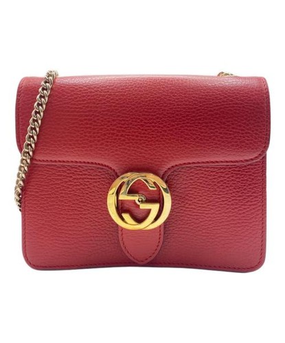 GUCCI Interlocking Shoulder Bag #755