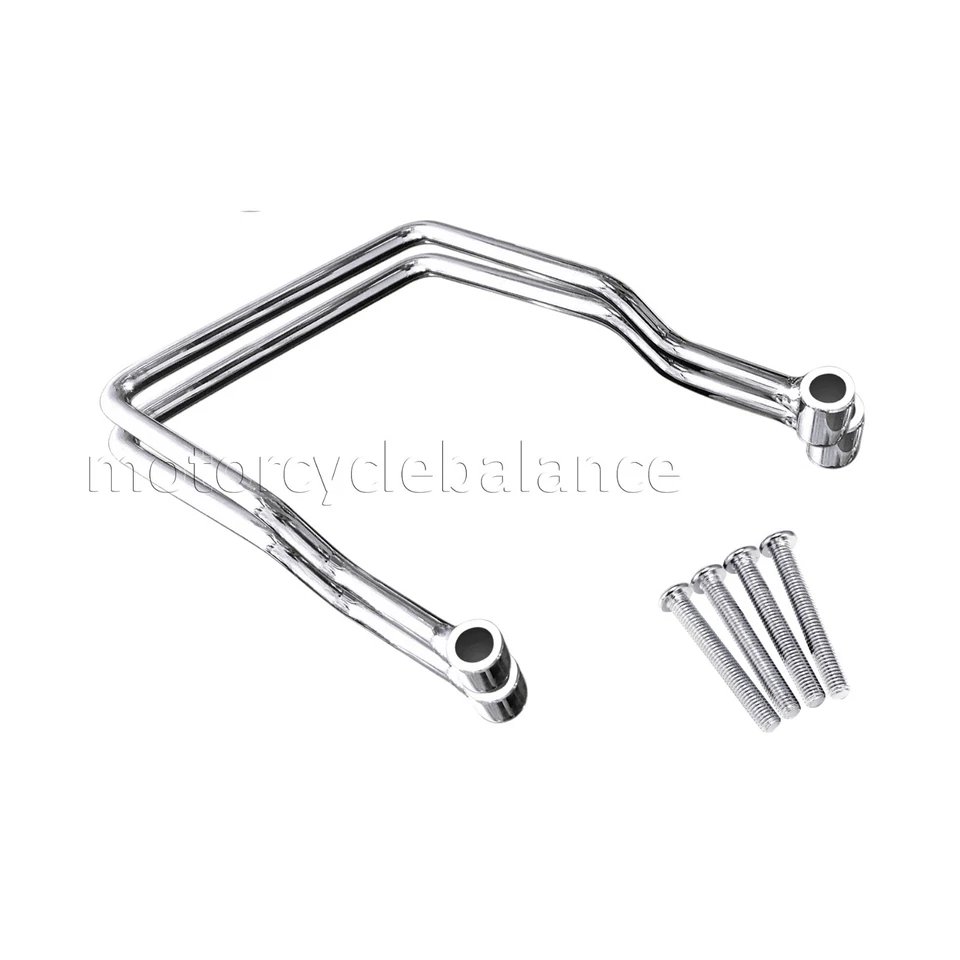 1998-up Yamaha V Star 650 Classic Saddlebag Support Brackets Bar Chrome Mount - Image 4 of 4