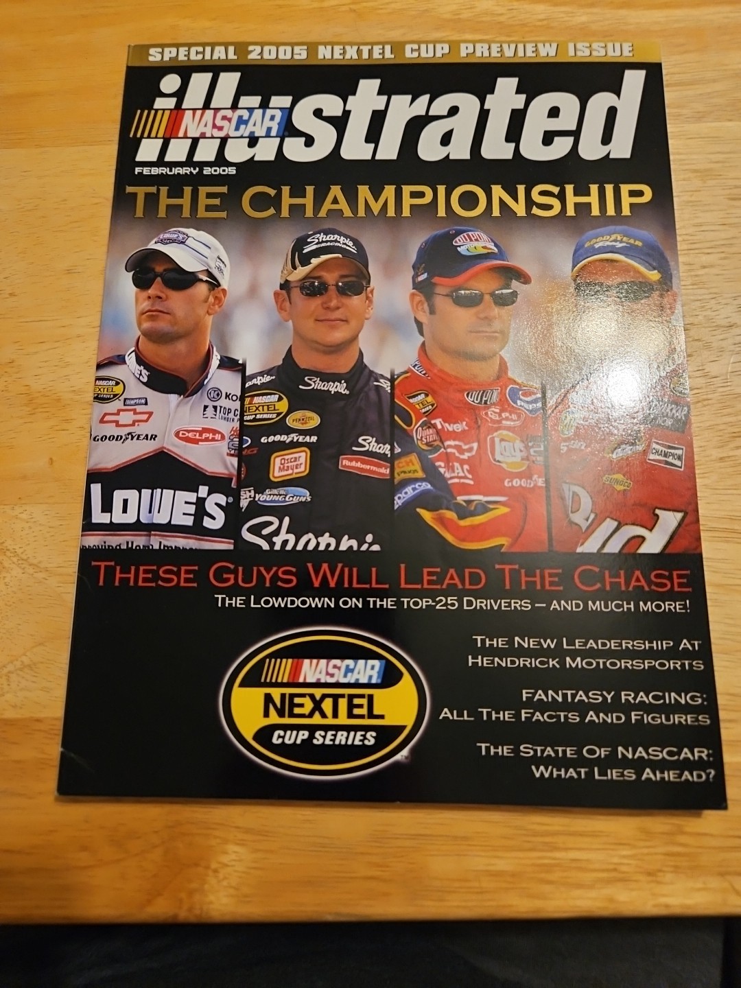 Nascar Illustrated Feb 2005 Magazine Includes Original Posters