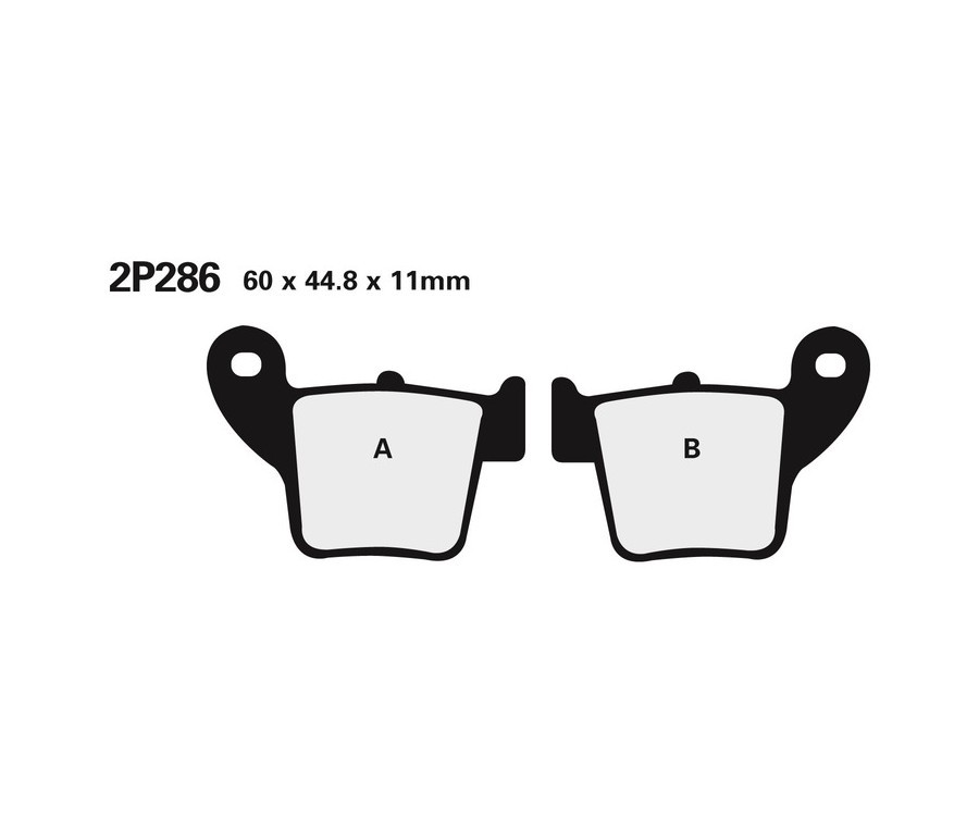 Plaquettes de frein NISSIN métal fritté pour vos escapades Off-Road et route
