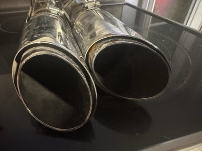 Vance And Hines 3 Inch Twin Slash Mufflers With Deleted Baffles