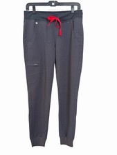 Figs Women  s Small 1576 Charcoal Zamora High Waisted Jogger Scrub Pants BB15-2