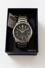 Casio Lineage LCW-M100TSE-1AJF Men's Watch Titanium Solar Radio Sapphire Black J