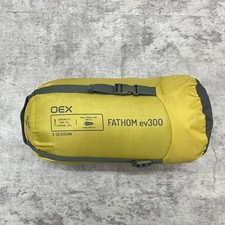 OEX Fathom EV 300 3 Season All Season Sleeping Bag Lightweight Mummy Yellow #171