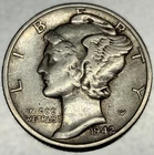 1942-P Mercury Dime 10c Good Circulated Condition 90% Silver US Coin - 3260