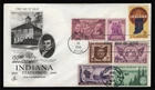 #1308 5c Indiana Statehood-Combo, Art Craft FDC **ANY 5=FREE SHIPPING**
