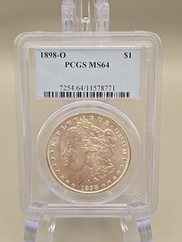 1898-O Morgan Silver Dollar $1 - PCGS MS64